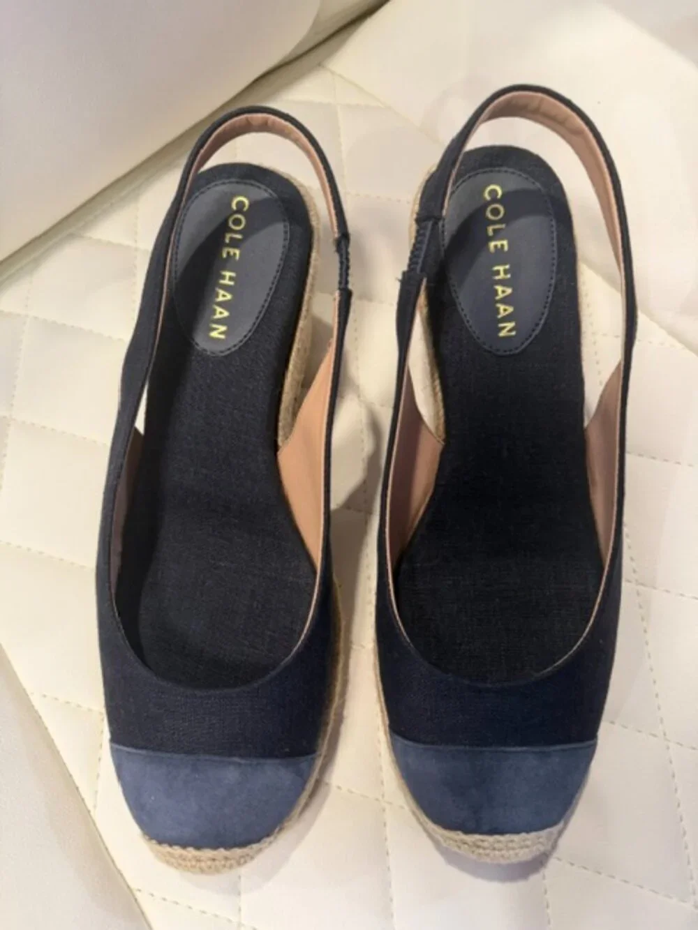 Cole Hann high heels espadrilles